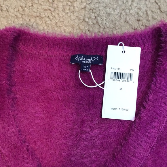 Splendid V Neck Sweater - Picture 3 of 6